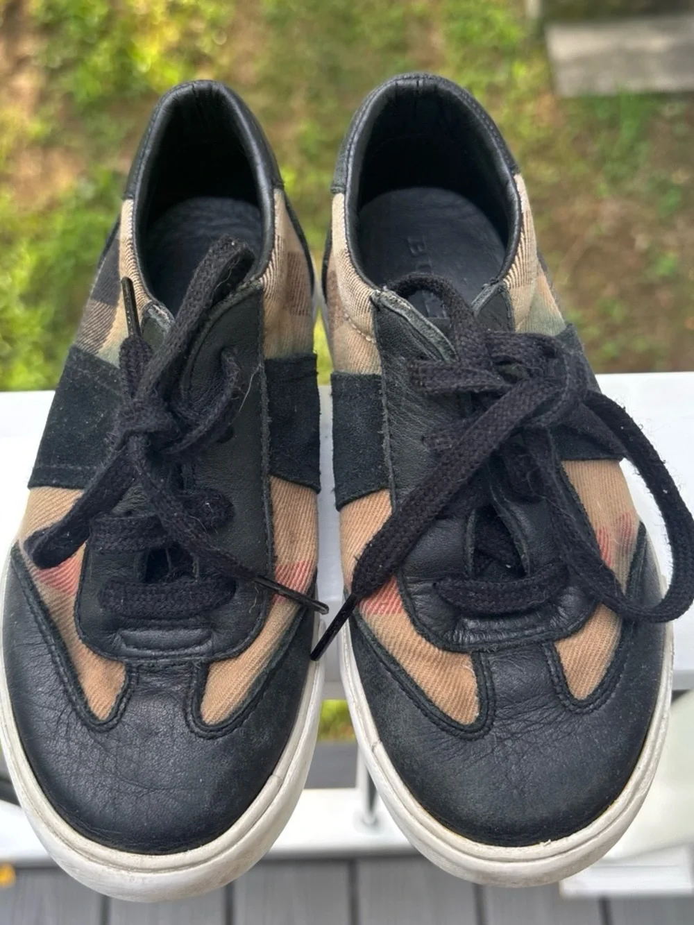 Burberry toddler sneakers
